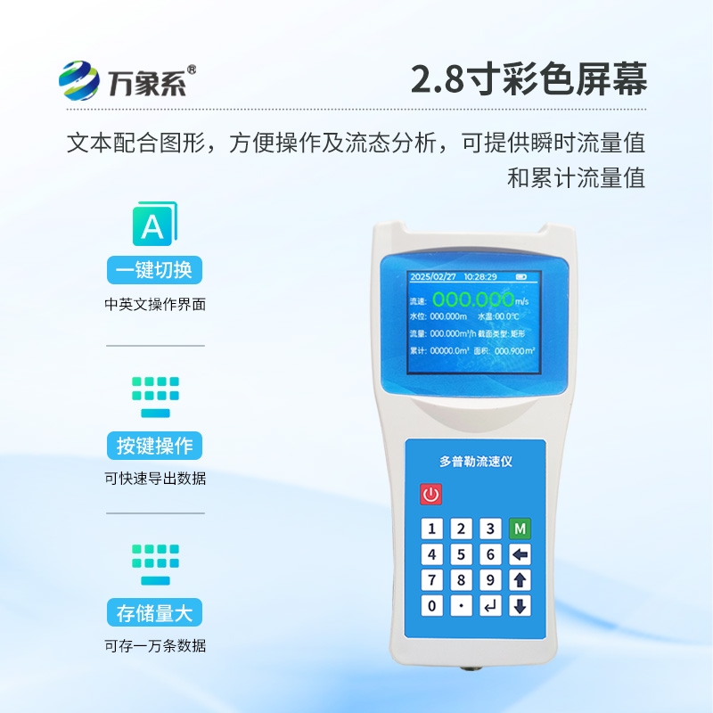 流速流量測量的好幫手，超聲波多普勒流速儀！